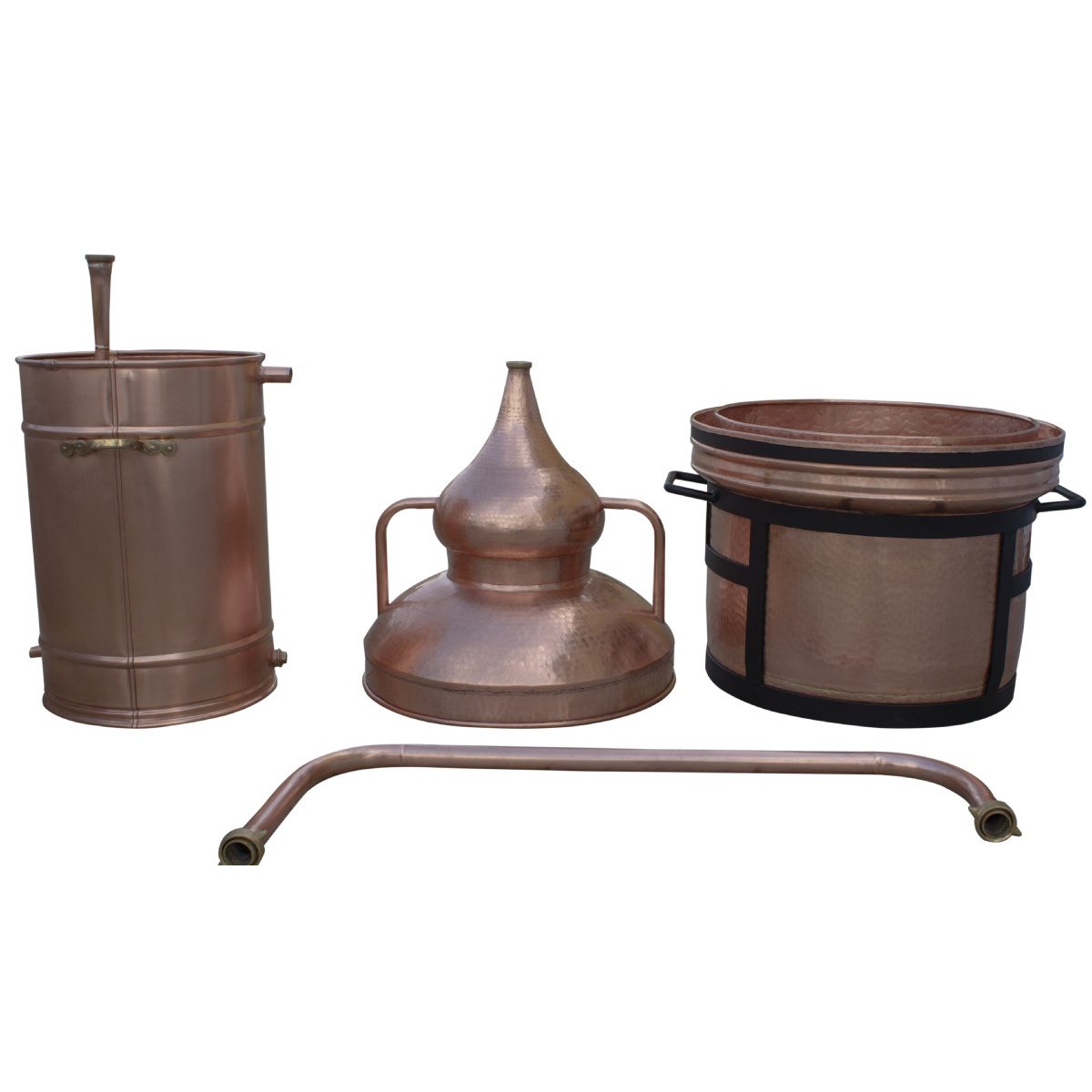 Alambiques em Cobre c/ Capacete Tradicional e Sistema de Vedação a Água 350L — изображение 3