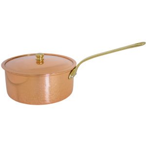 Caçarola em Cobre c/ Tampa e Pega Ø 32 cm