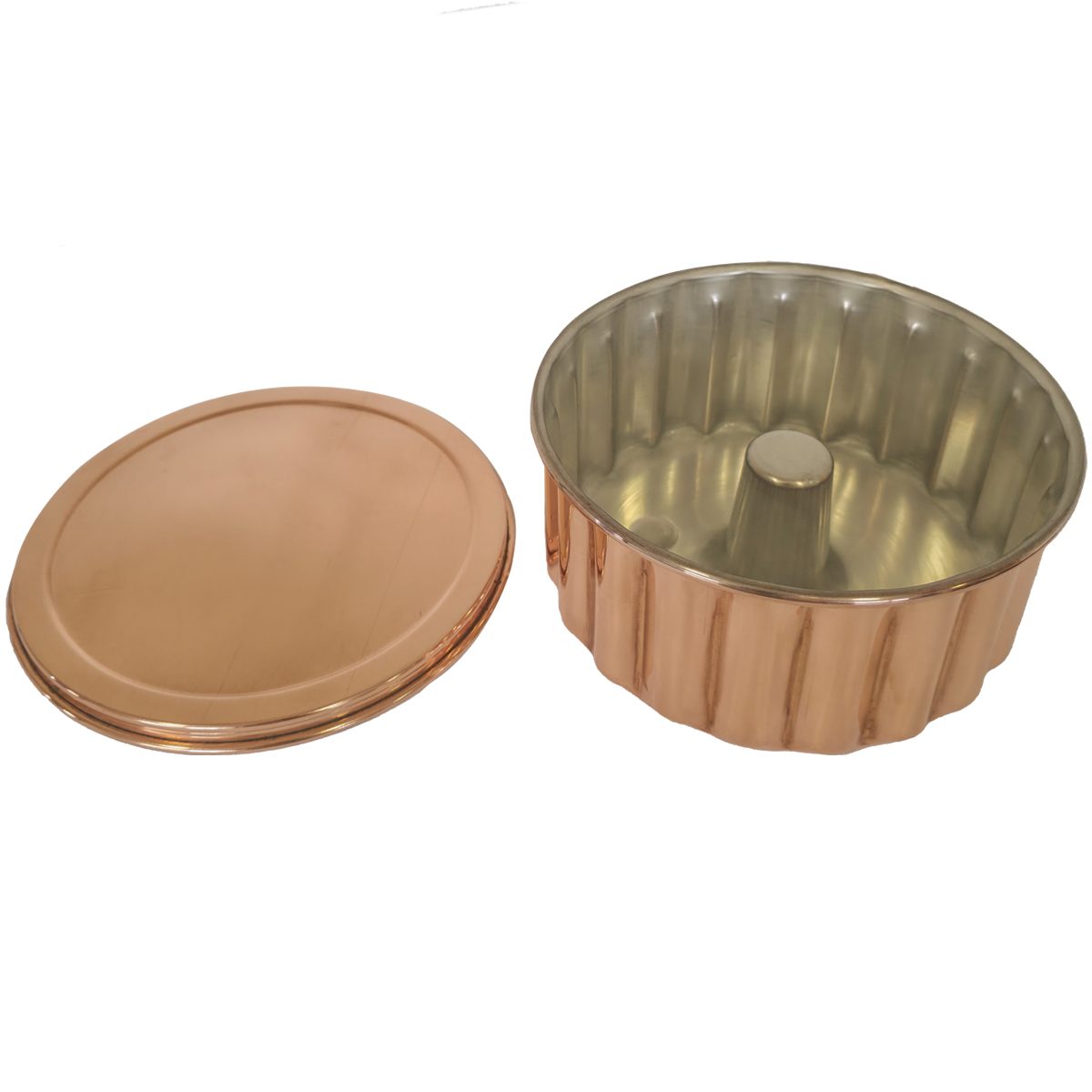 Forma em Cobre, para Pudim - Image 3