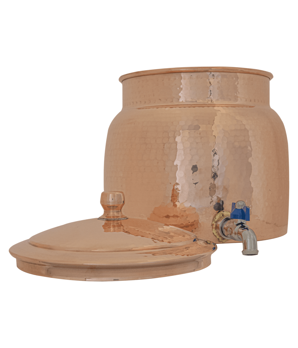AyurVita - Dispensador de Água em Cobre Martelado – 8L - Image 10